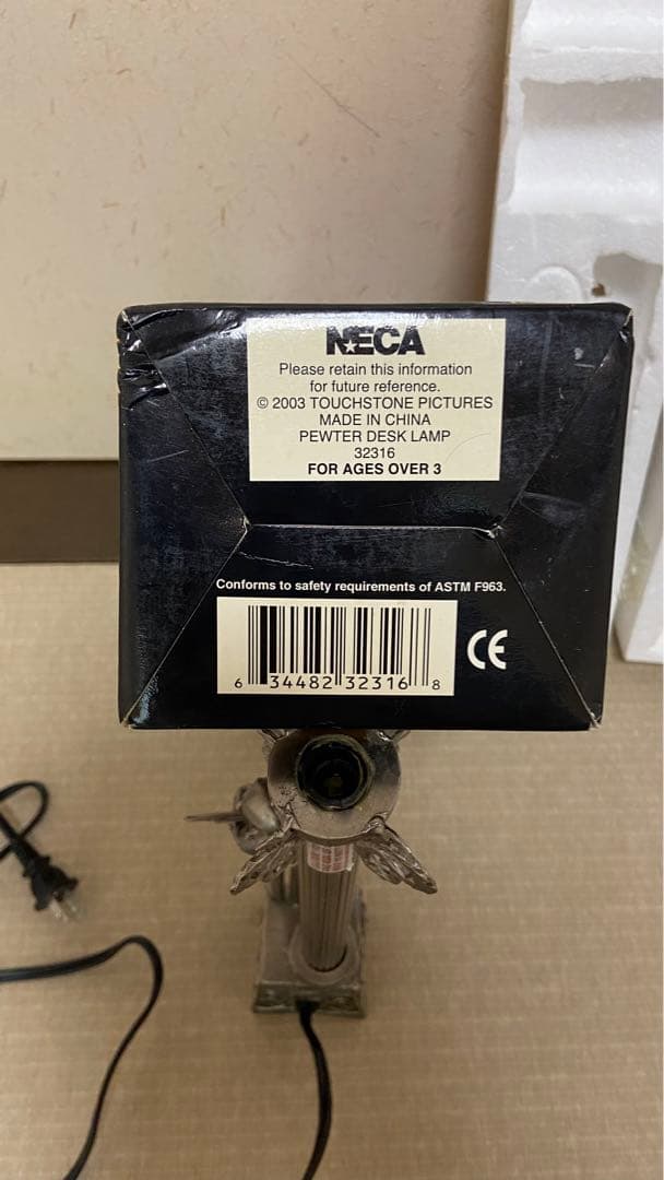 ナイトメア・ビフォア・クリスマス ピューターデスクランプ ジャック