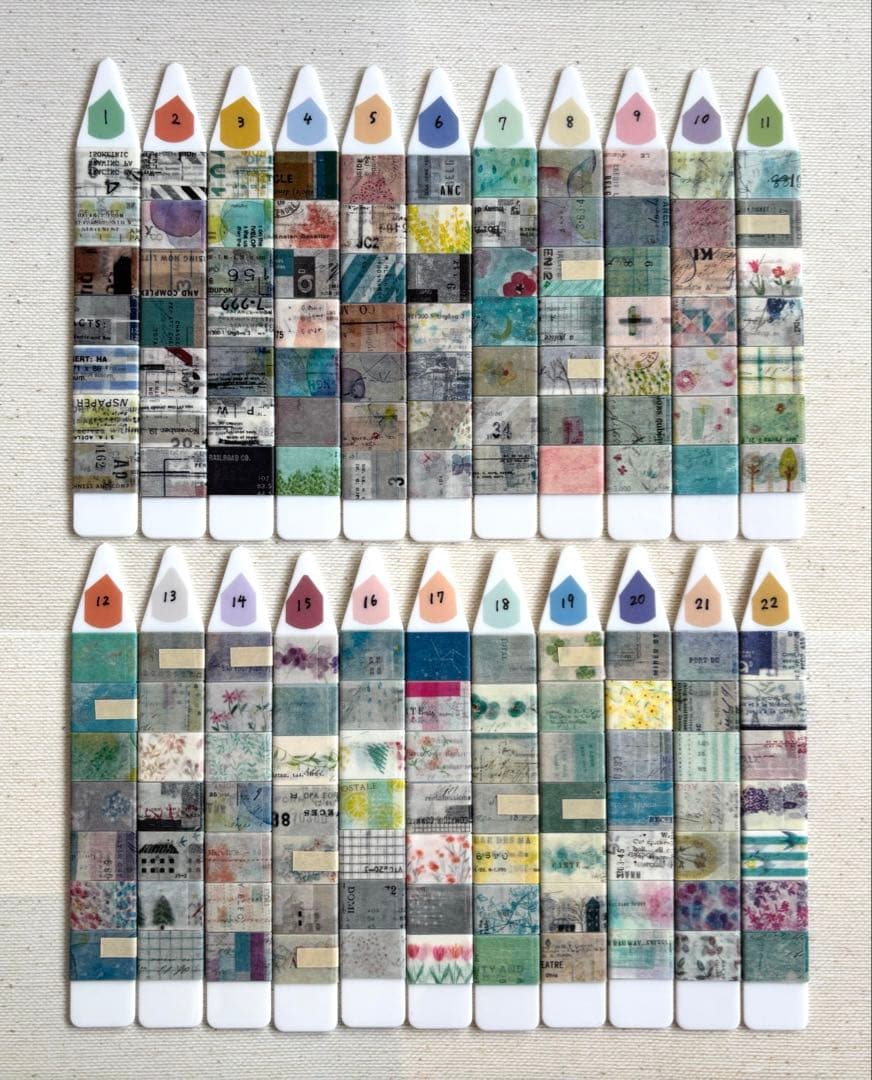 Wa☆　ヨハクマスキングテープ333種類　各約30cm　お裾分け　切り売り