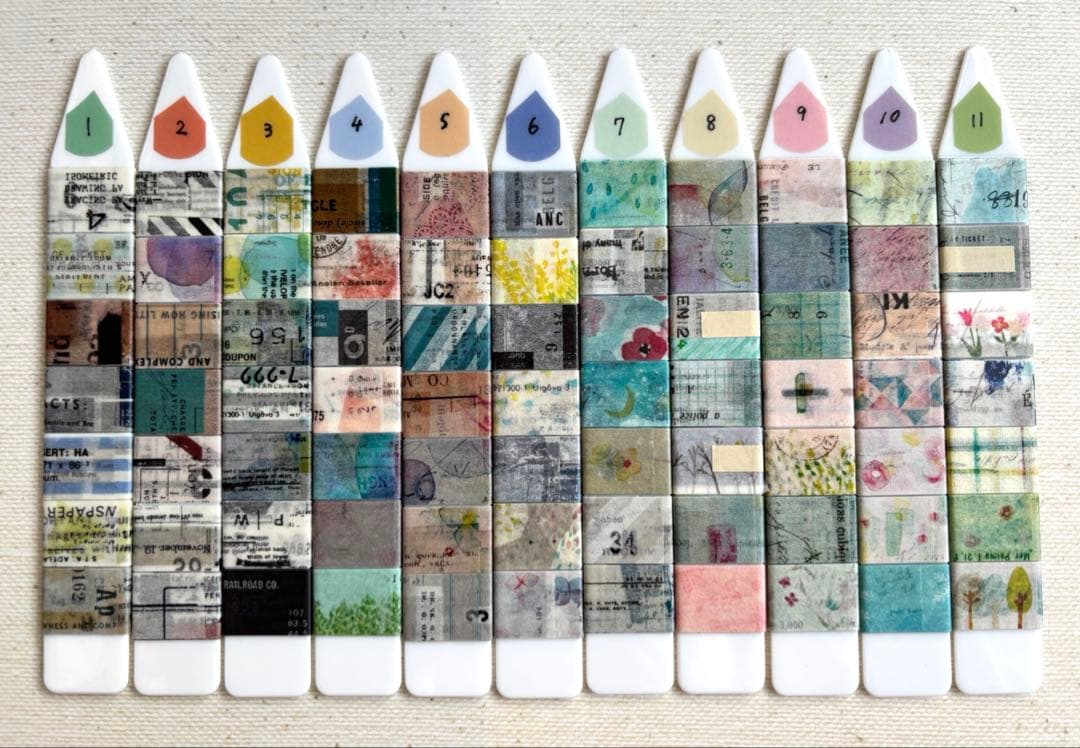 Wa☆　ヨハクマスキングテープ333種類　各約30cm　お裾分け　切り売り