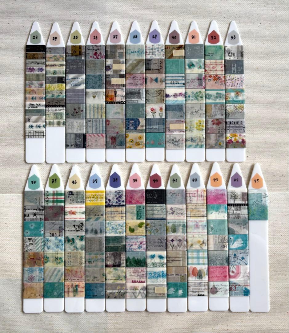 Wa☆　ヨハクマスキングテープ333種類　各約30cm　お裾分け　切り売り