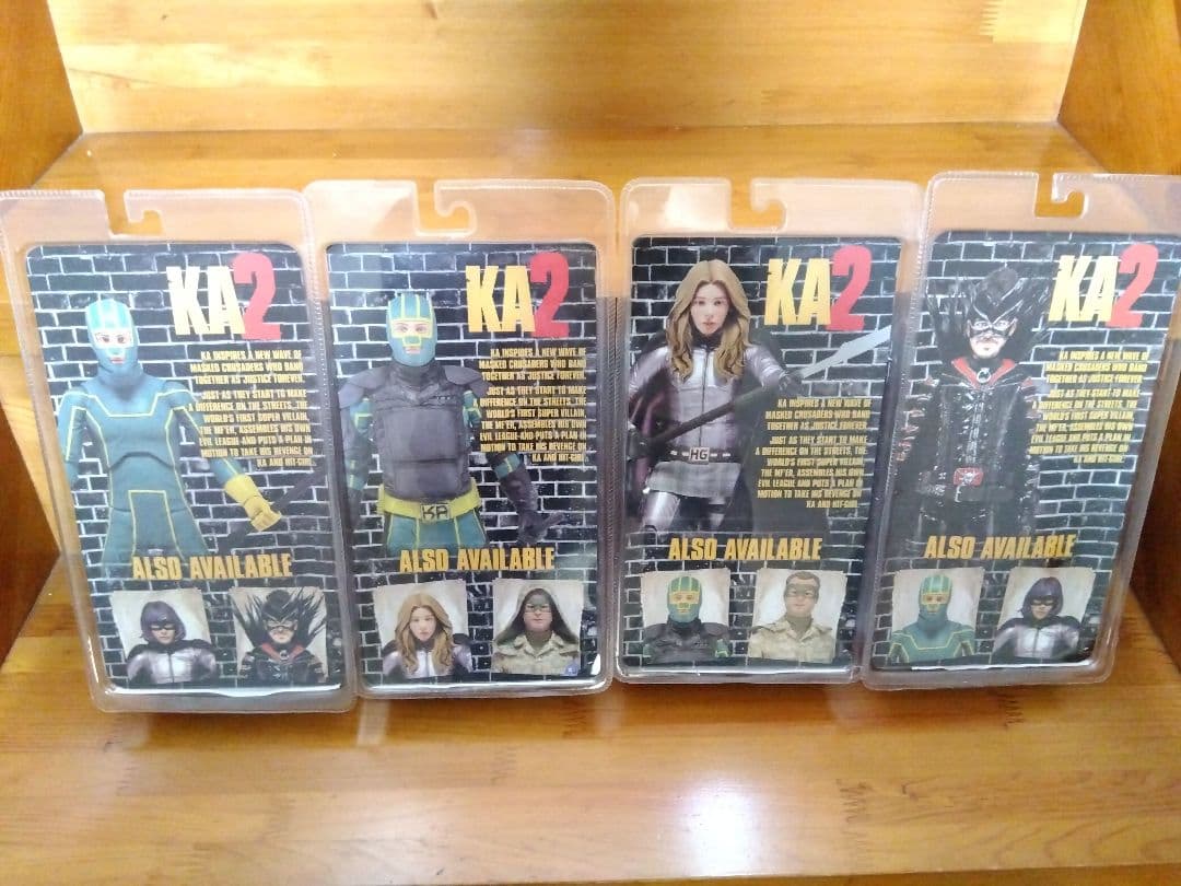 ○キックアス2 フィギュア ネカ NECA 4体セット アメコミ クロエ