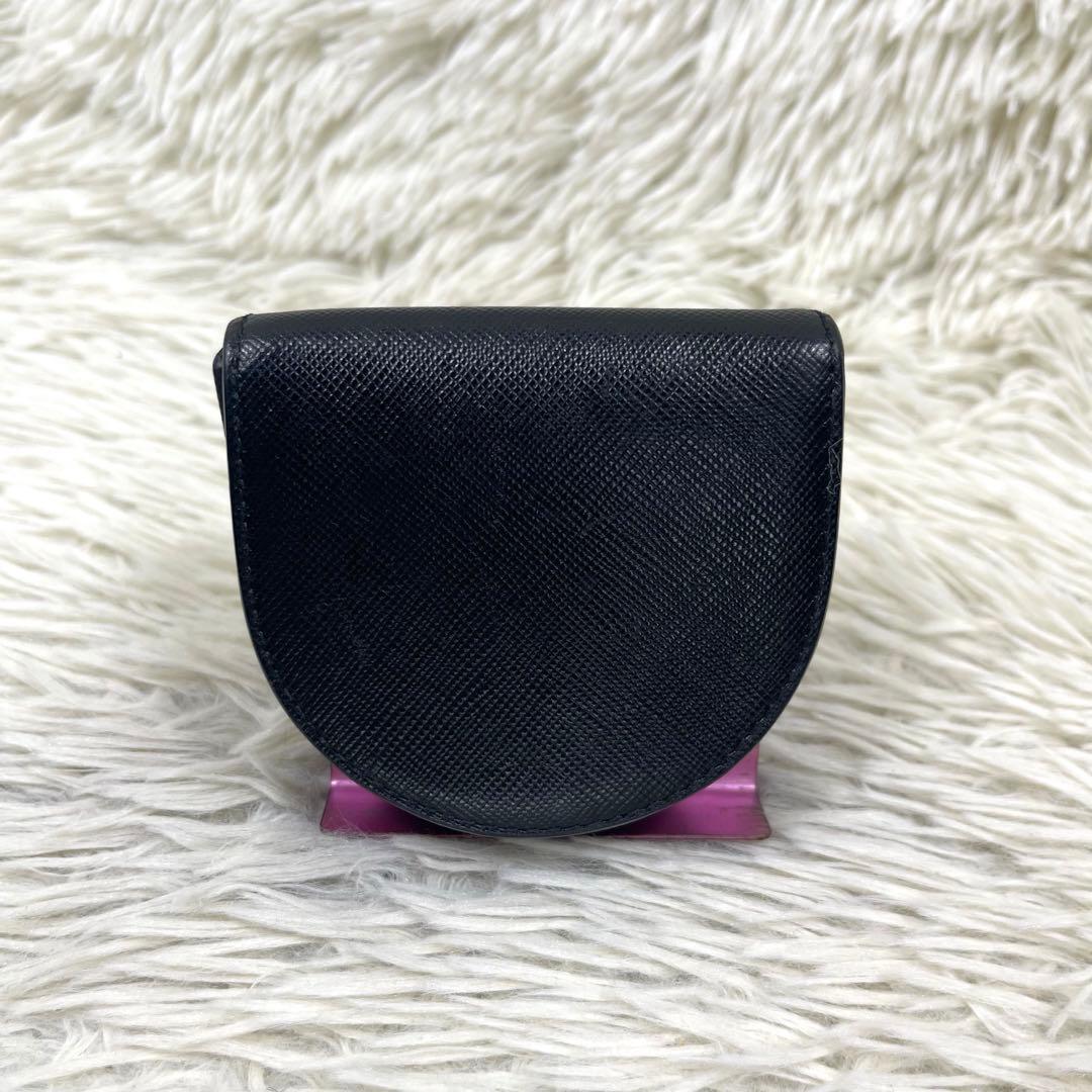 専用‼️PRADA プラダ　サフィアーノ レザー　馬蹄型　小銭入れ　ケース