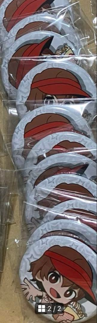 ペルソナ5 明智吾郎 タクティカ 缶バッジ マリオンクレープ ペルソナ5