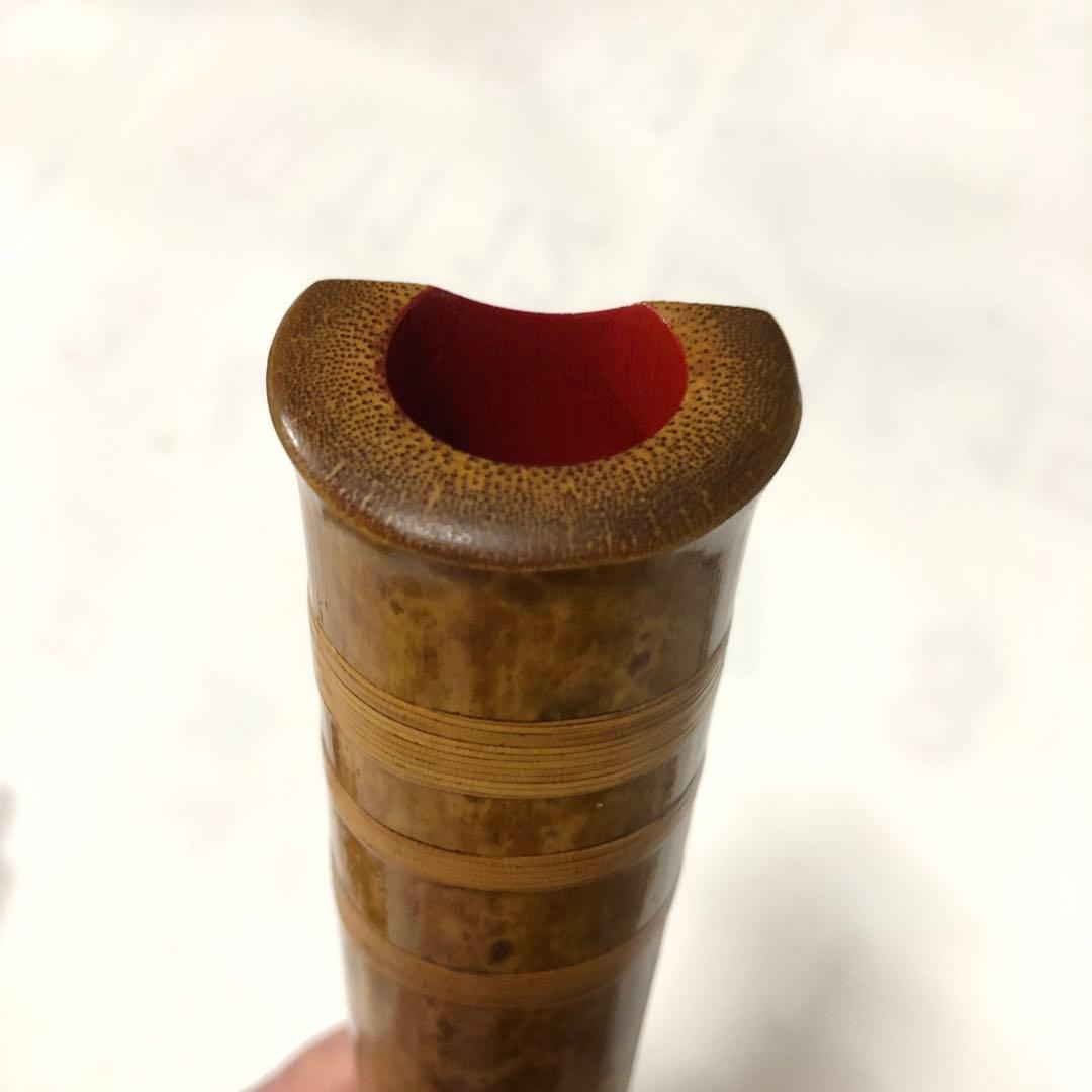 249⭐️尺八 一尺九寸管 眞山銘三印