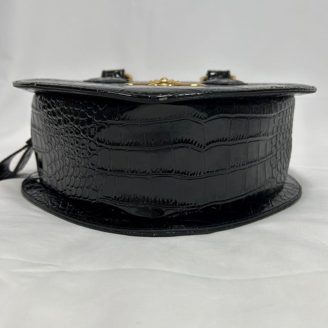 【未使用級】ヴィヴィアンウエストウッド オーブ 2way バッグ ハート クロコ