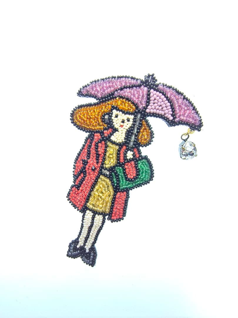 ブローチ ハンドメイド メゾン・デ・ペルル 小林モー子 - メルカリ