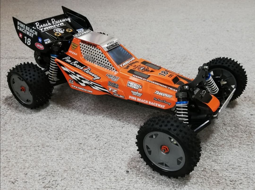 明日終了⭐タミヤDT-03レーシングファイターOP付 2.4GHz仕様セット⭐