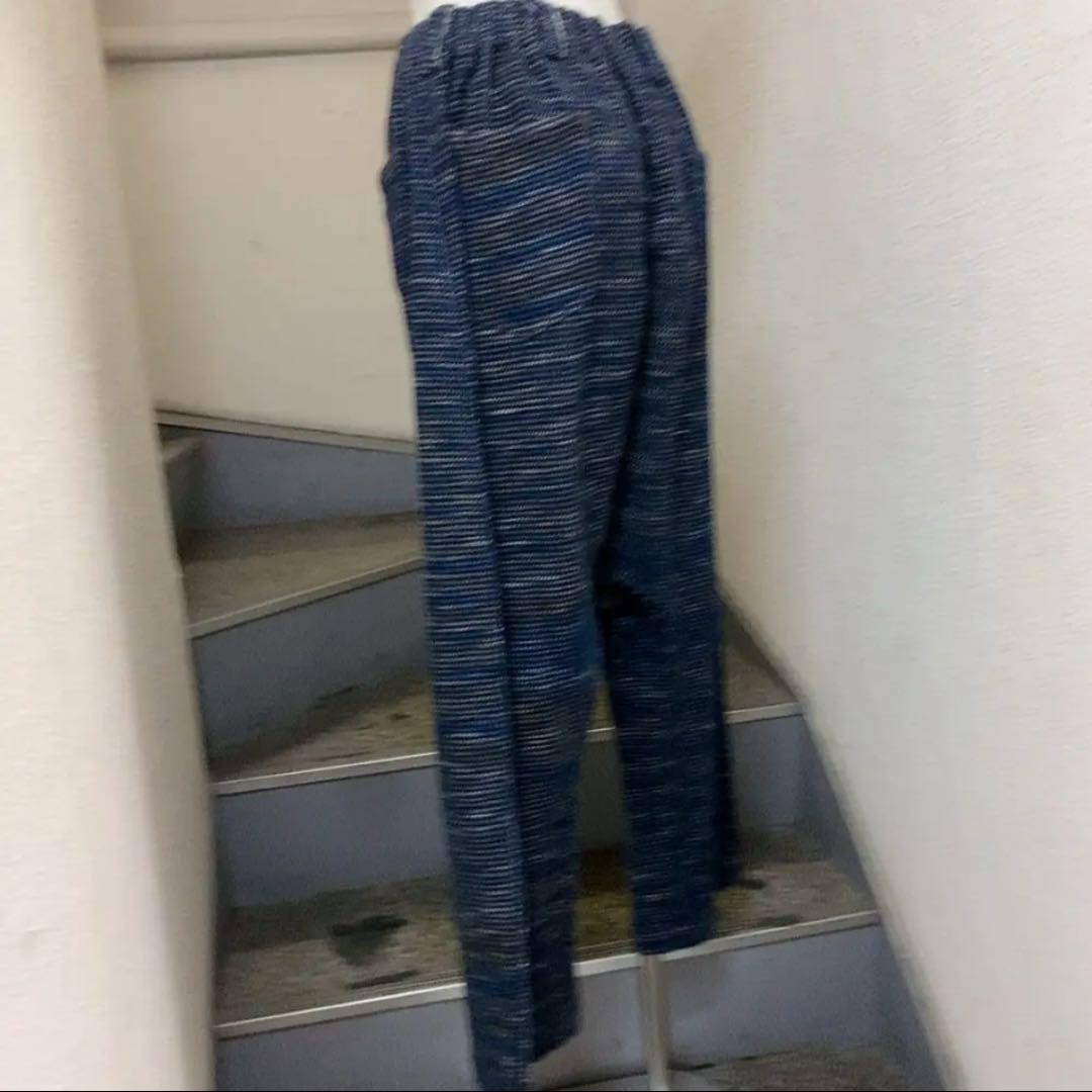 タマキニイメ　パンツ　紺色　tamaki niime 玉木新雌