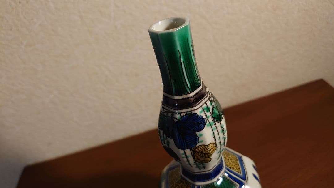 古九谷　九谷焼　吉田屋　青九谷　蔵出し　１客