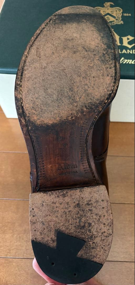 Alden 5350 9D プレーントゥ モディファイド コードバン オールデン