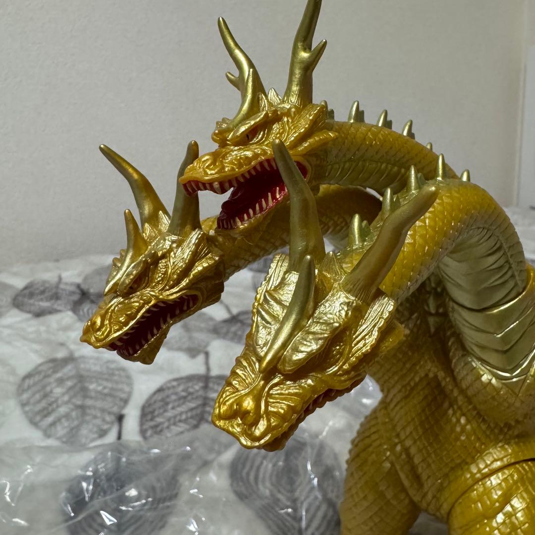 【希少】美品 超ドラゴン怪獣 キングギドラ 未使用品