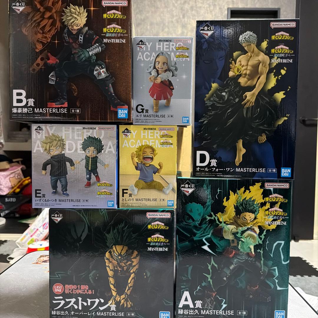 一番くじ 僕のヒーローアカデミア -更に向こうへ- フィギア　セミコンプ　おまけ