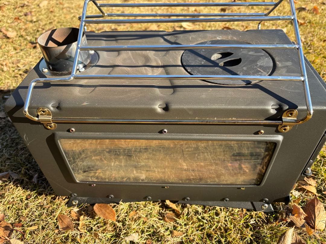 SENQI ペレット薪ストーブ　二回使用　ブラック