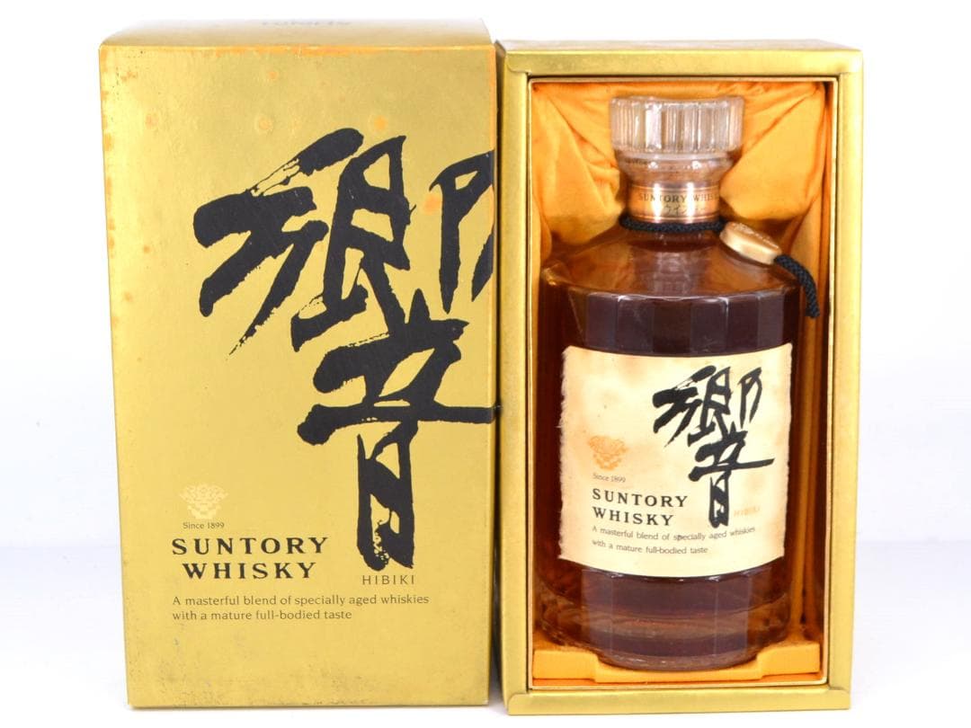 未開栓響 サントリーSUNTORY ウィスキーゴールドラベル箱付き