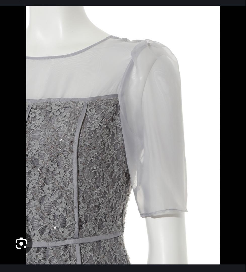 新品タグ付きFRAY I.D モールエンブロイダリーレースドレス結婚式参列ドレス