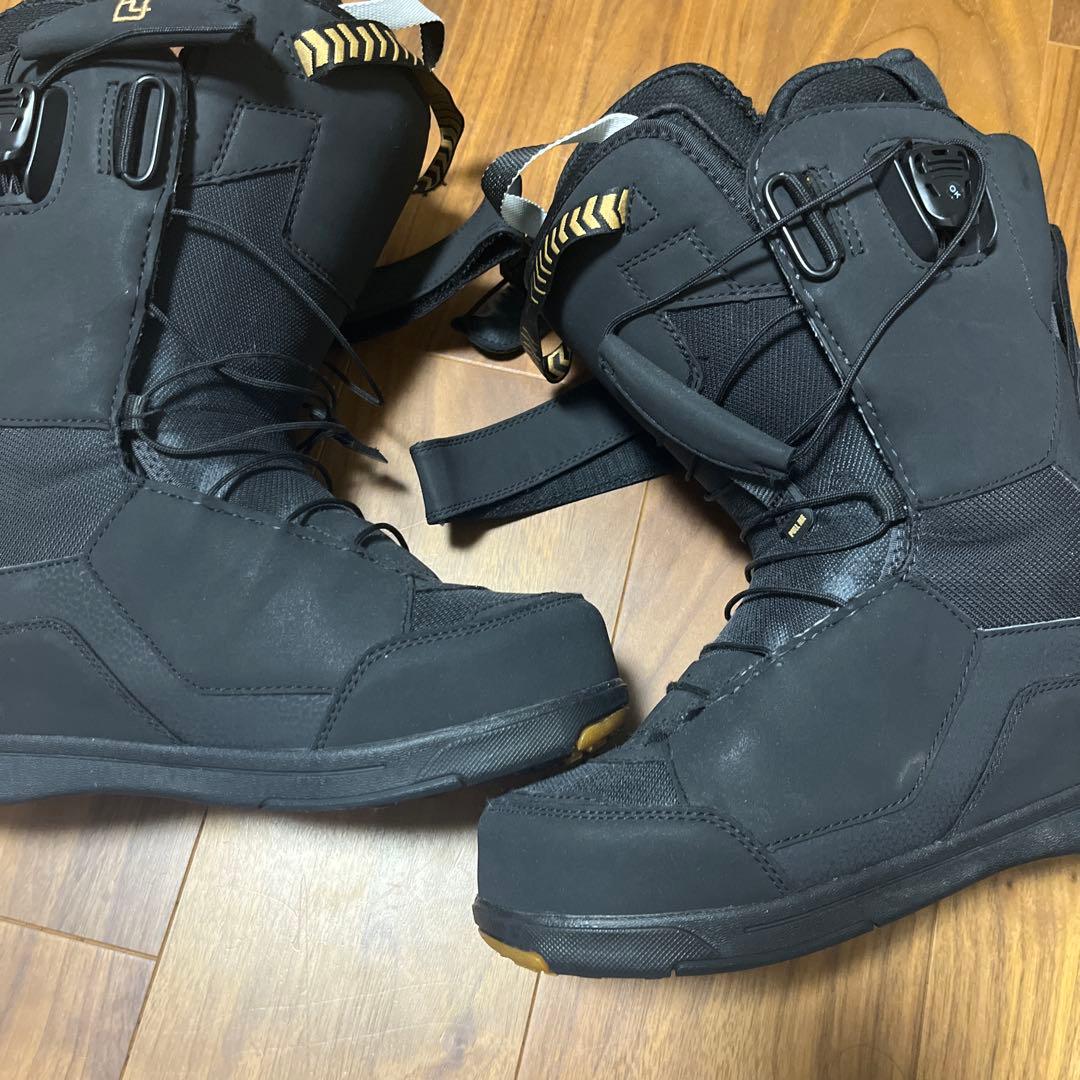 DEELUXE ブラック スノーボードブーツ ダイヤル式 US8.5