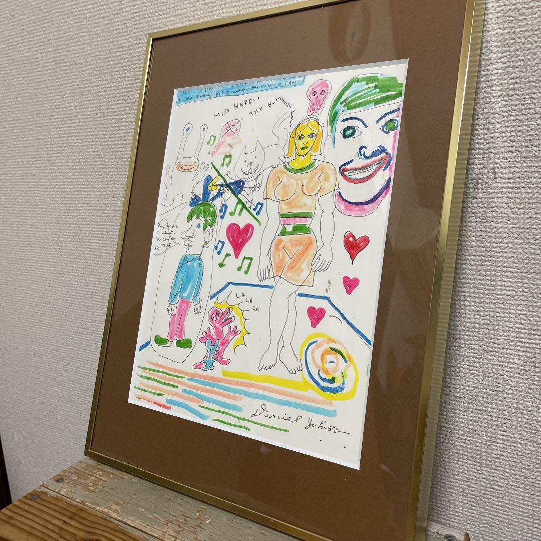 ダニエル・ジョンストンサイン入りアート