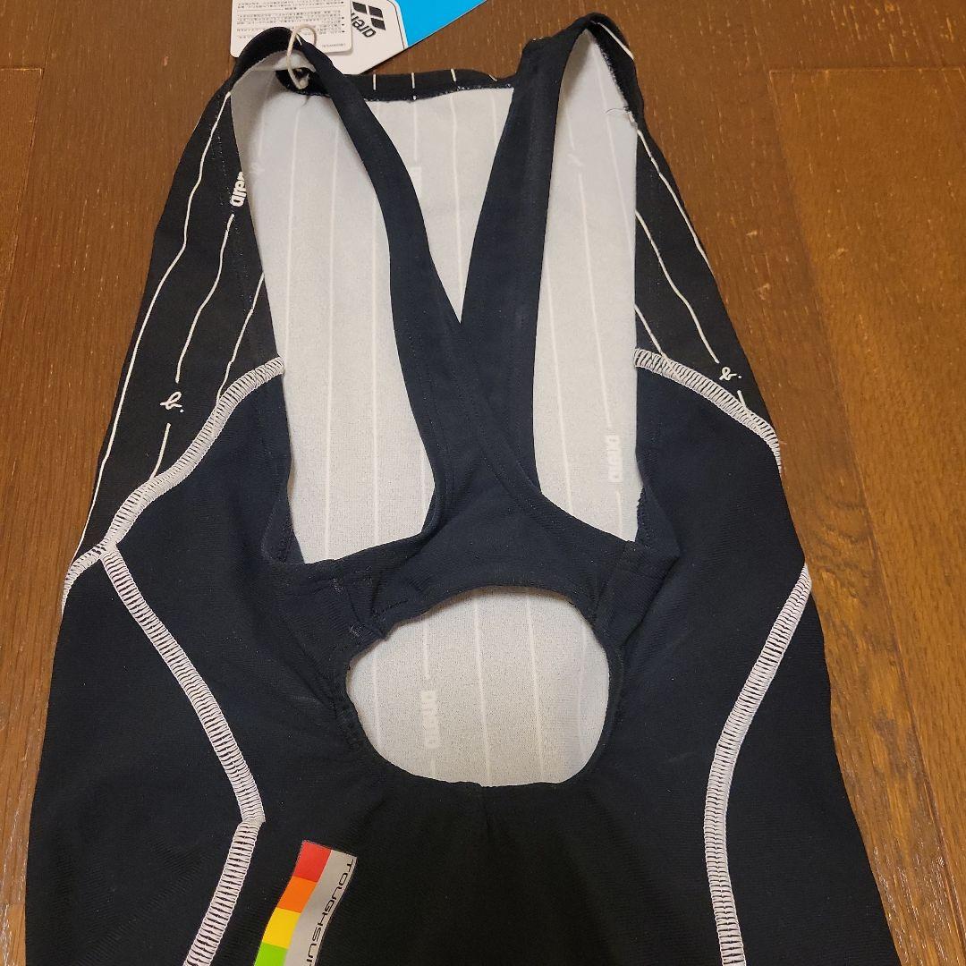 arena 水着 ブラック/ストライプ　アニエスbコラボ　アリーナ　Sサイズ