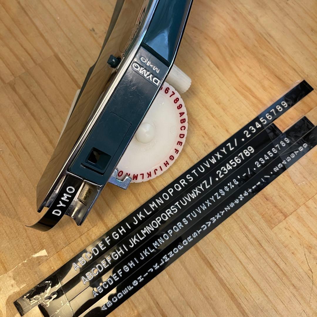 □製品保証□【フルセット・筆記体】 ダイモ M-10 DYMO 158-10 - メルカリ