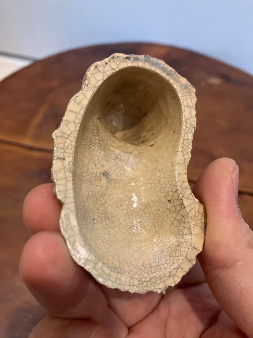 肌艶抜群！時代物の羊型香合◇茶道具◇煎茶道具◇香道具