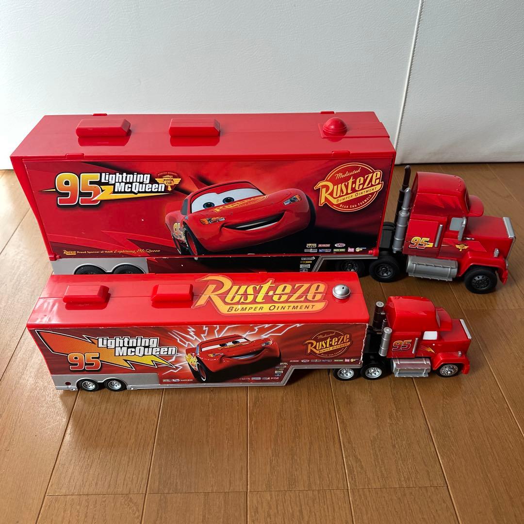限定値下　廃盤レア希少　カーズ ディズニー トミカ 大きなマックトレーラー