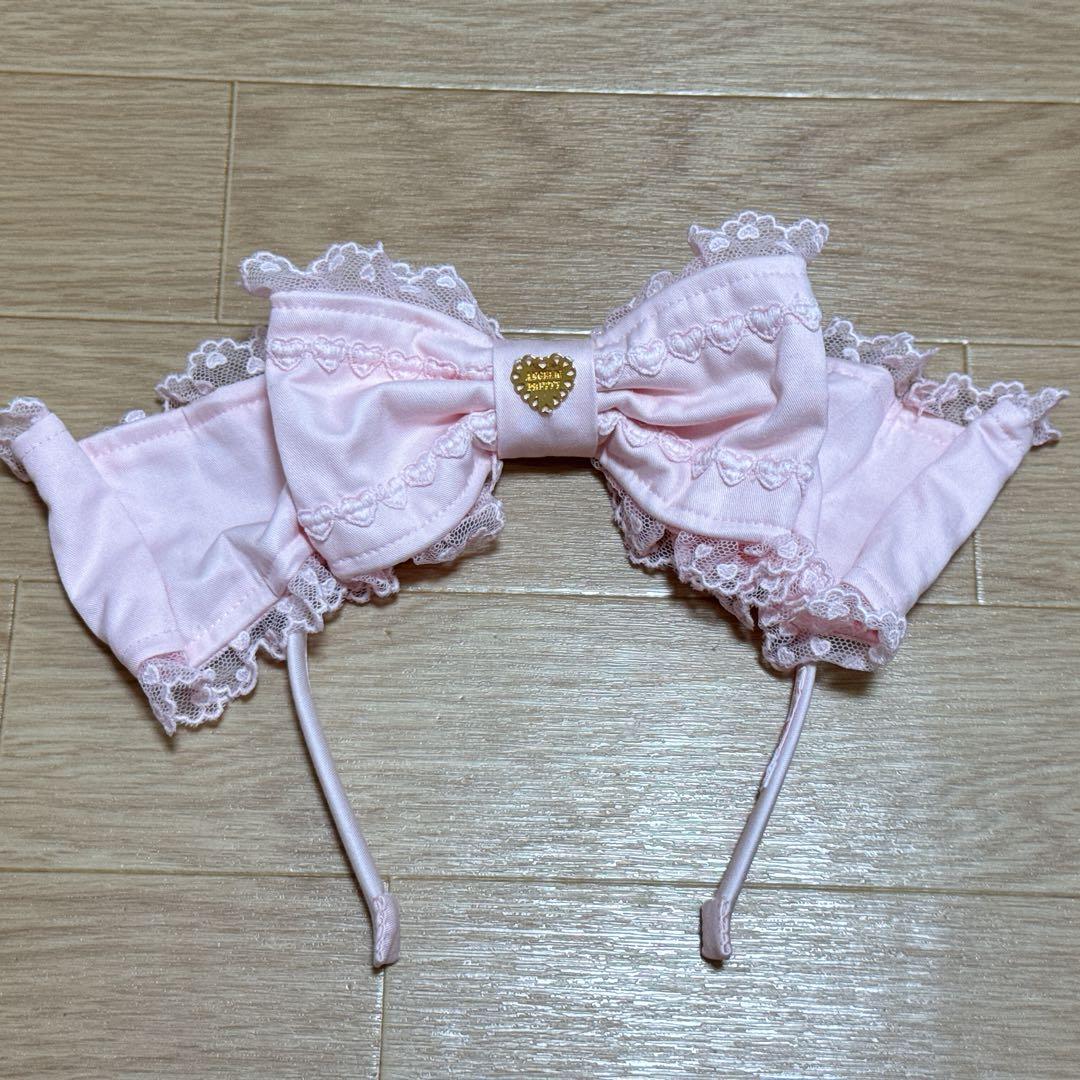 レア！ Angelic Pretty Sweetくるりんカチューシャ ピンク