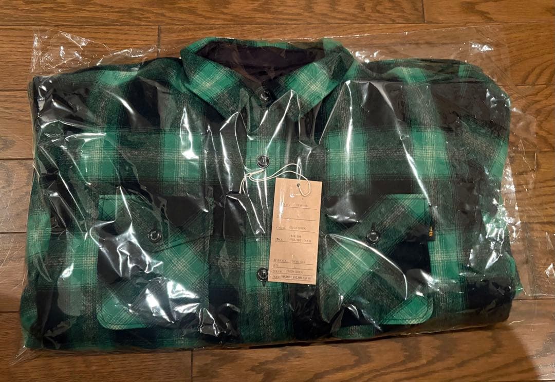 RATS 新作シャツジャケット　キムタクWOOL CHECK SHIRT JKT