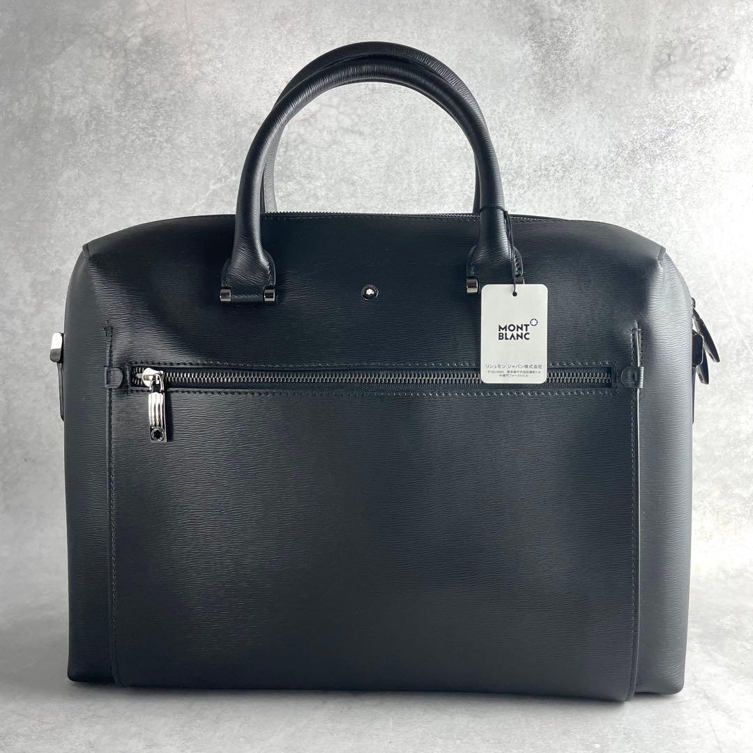 未使用✨ モンブラン Mont Blanc ビジネスバッグ レザー ブラック