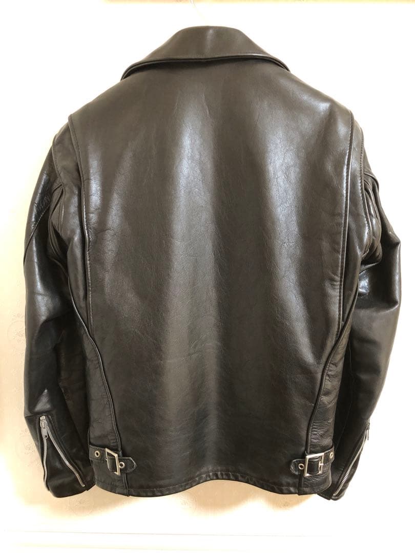 希少品【Schott】ショット152襟付シングルライダース 36 - メルカリ