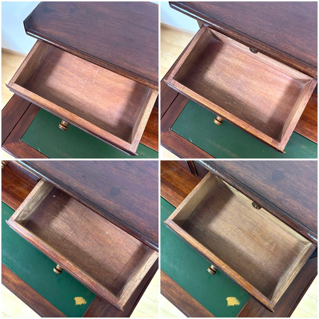 木製 ライディングデスク ビンテージ 天然木 学習机事務机 アンティーク