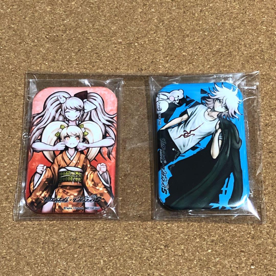 ダンガンロンパ スクエア缶バッジ シーガル特典 狛枝凪斗 江ノ島盾子