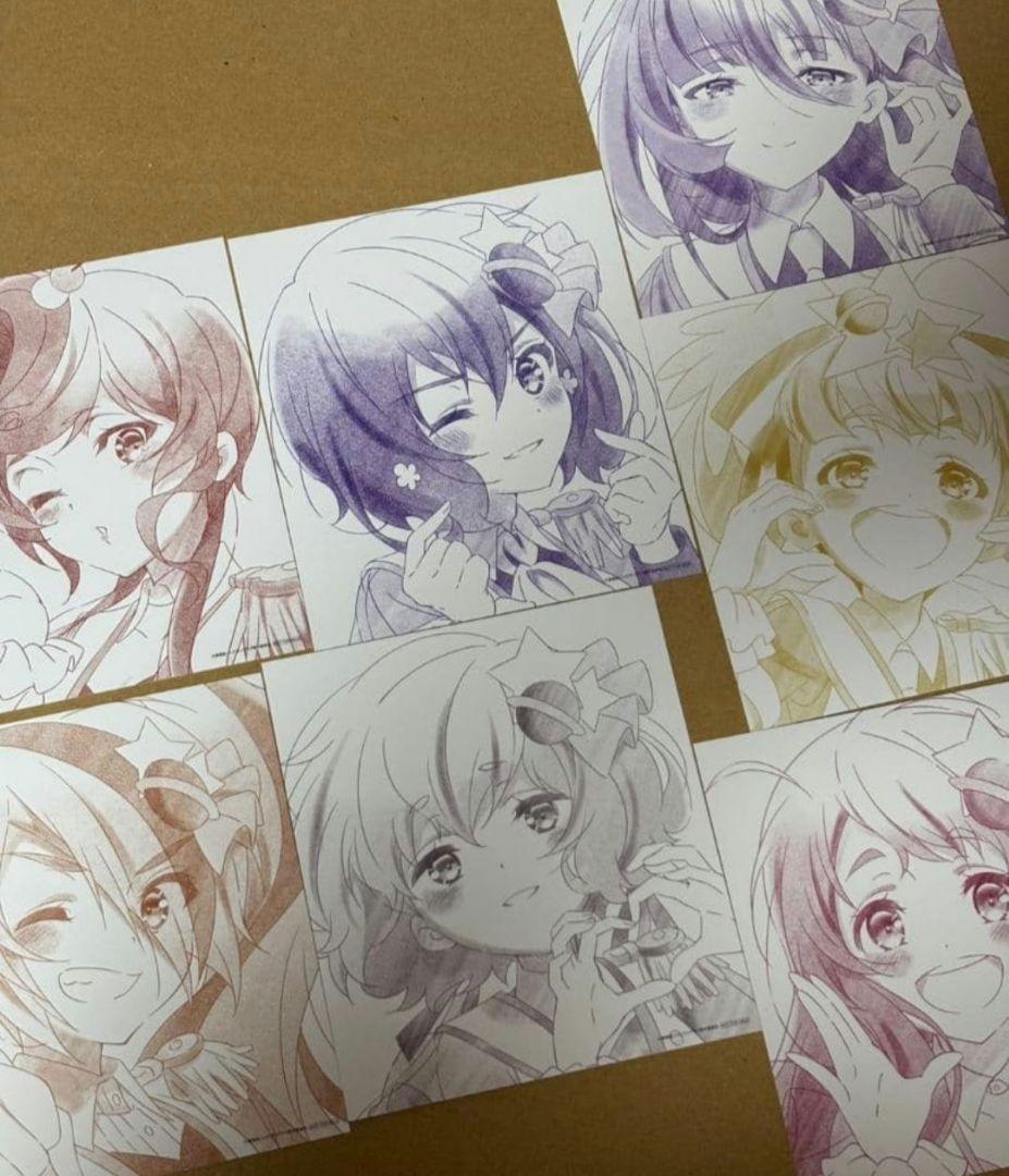 5日まで ゾンビランドサガ 第5弾入場特典 色紙全7種コンプリート