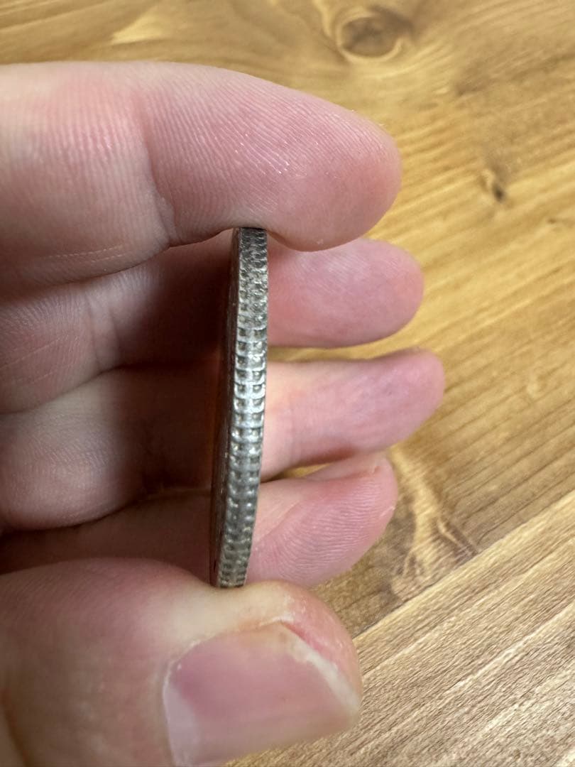 ☆本物保証☆ 莊印なし‼️ 特年! メキシコ 8レアル銀貨1891年号 - メルカリ