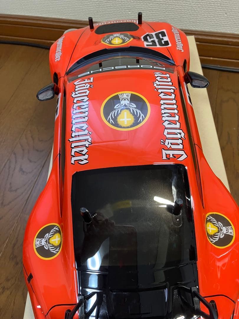 値下げしました。TAMIYA ポルシェ911 GT3R イェーガーマイスター仕様