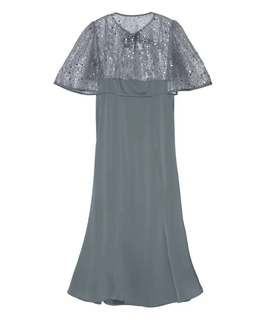 【新品】LEJA スパンコールビジューボレロマーメイドワンピースドレス