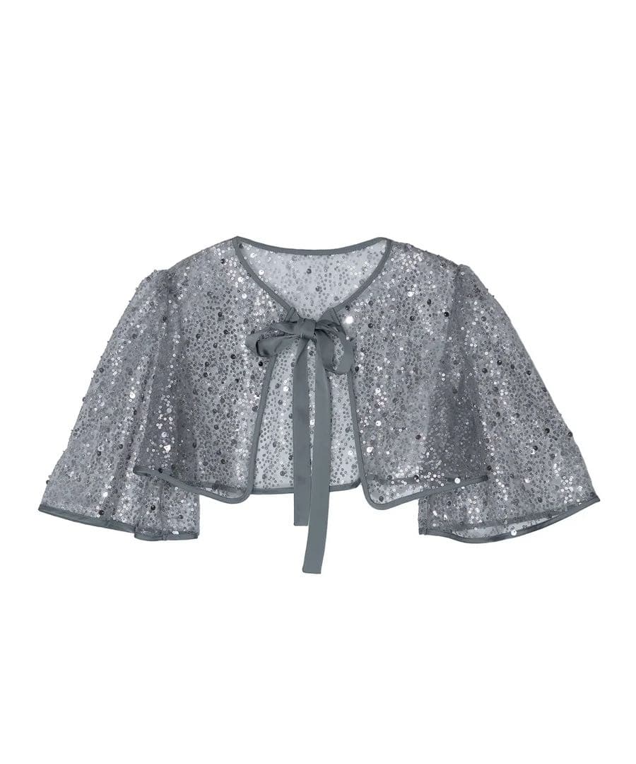 【新品】LEJA スパンコールビジューボレロマーメイドワンピースドレス