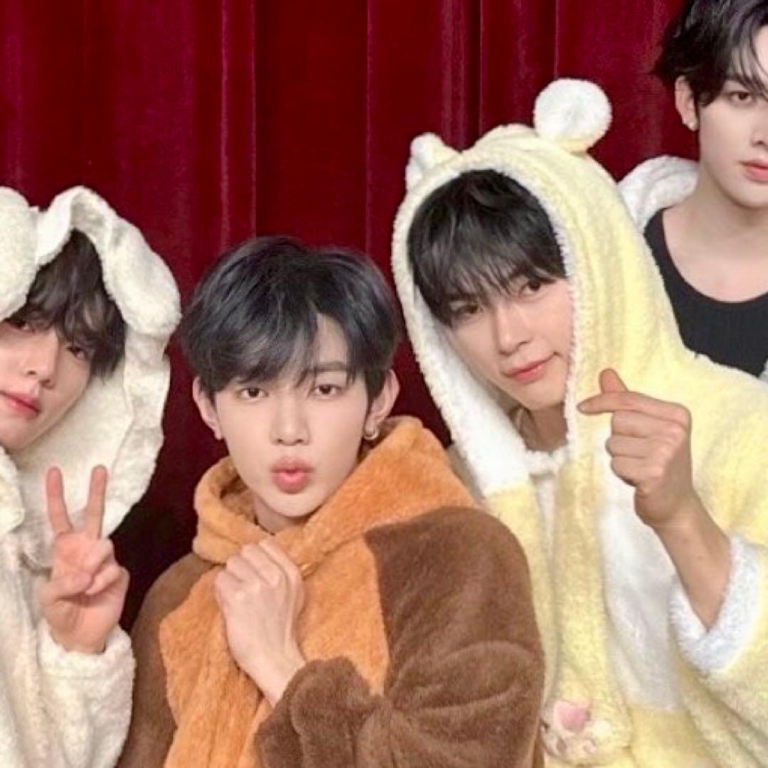 ハンビン 直筆 サイン チェキ ポラ ヨントン 動物パジャマ