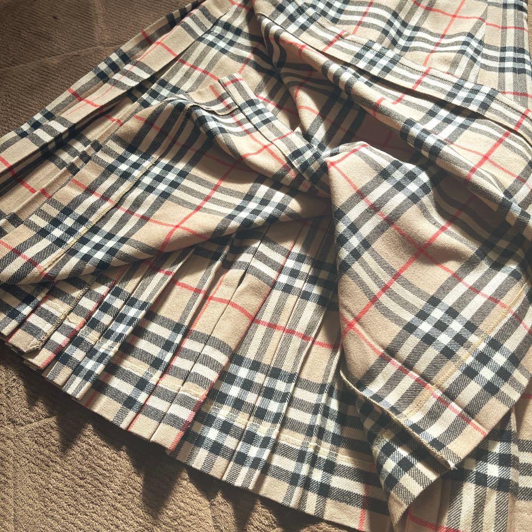 BURBERRYS ノバチェック プリーツスカート