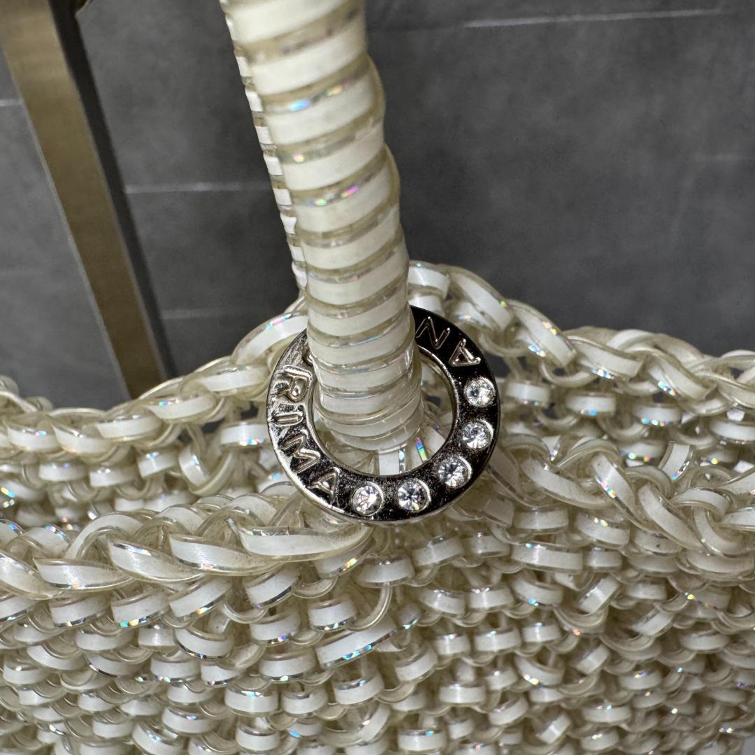 極美品☆ANTEPRIMA ワイヤーバッグ パーティバッグ ミニ トートバッグ