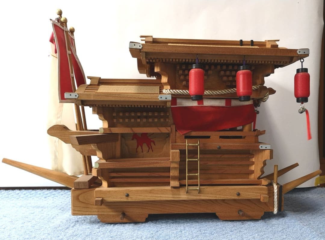 ケヤキ製作 だんじり ミニチュア