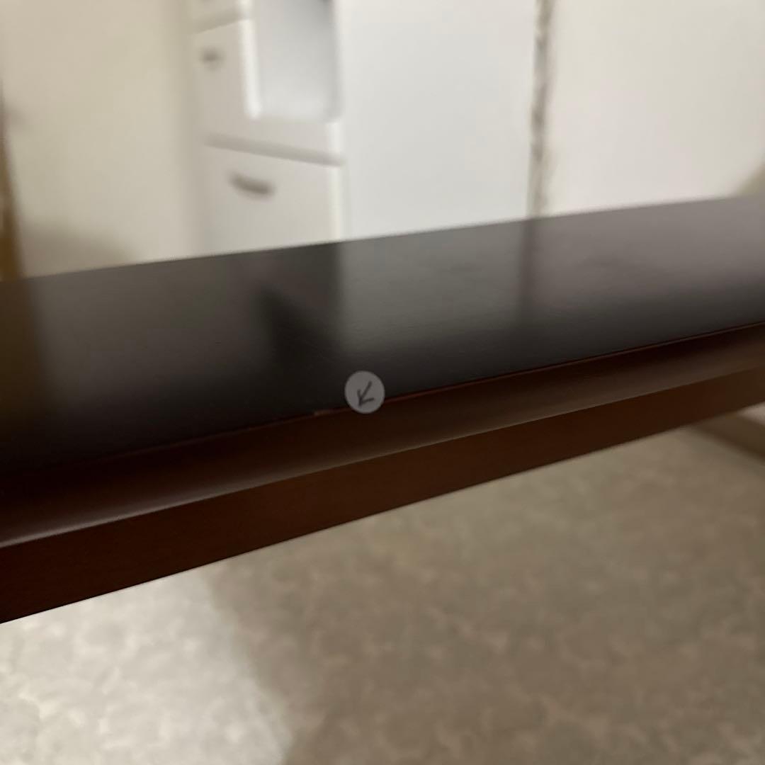 美品　カリモク60+ カフェテーブル1200［T36420HW］