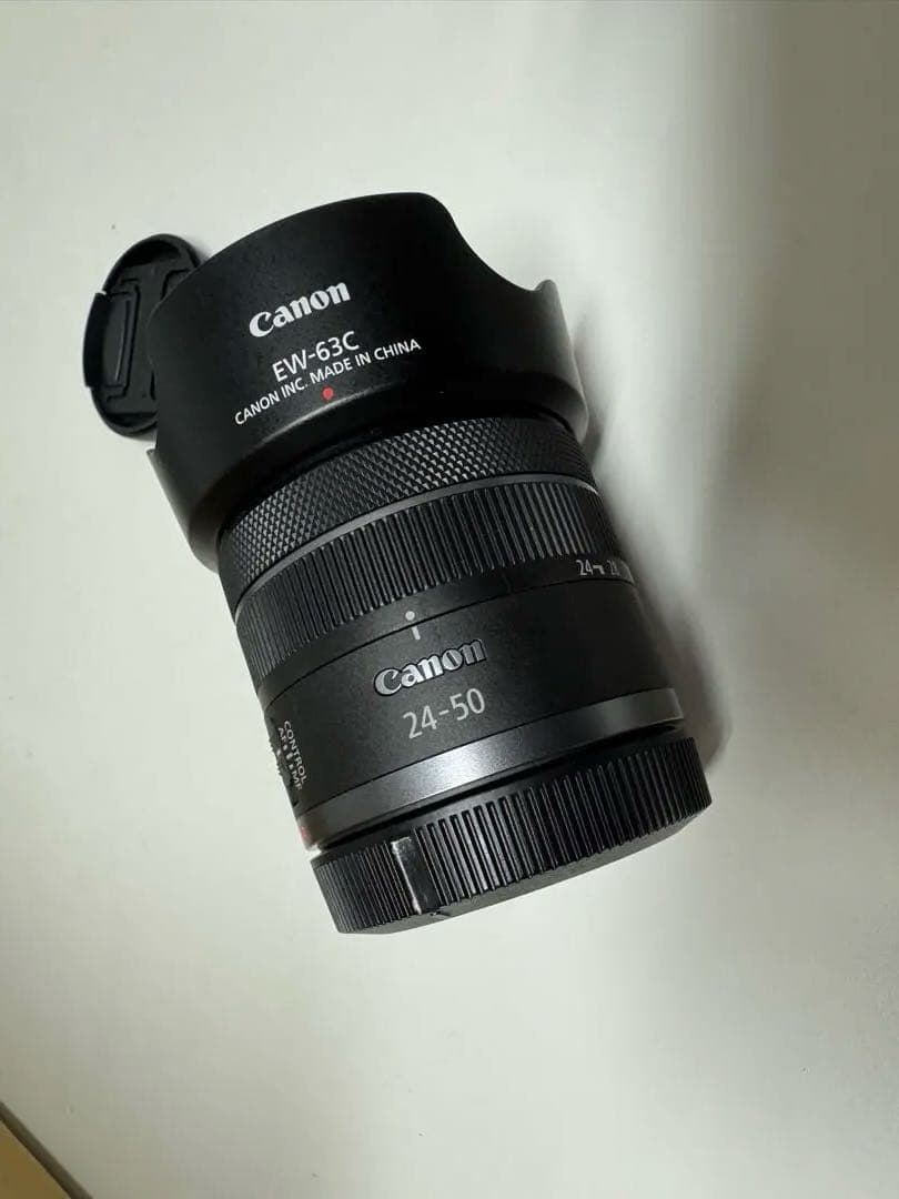 CanonRF24-50mm f4.5-6.3 IS STM フードフィルター付