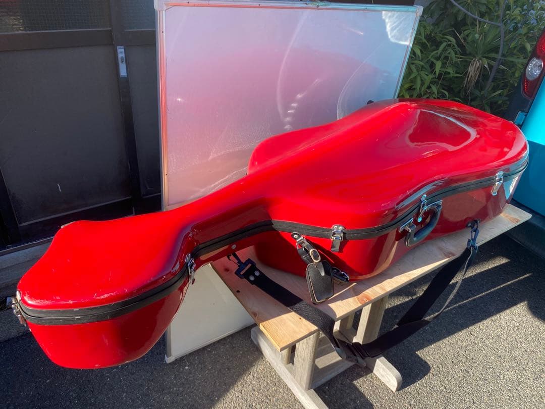 メーカー不明　チェロ　ハードケース　全長1320 中古品