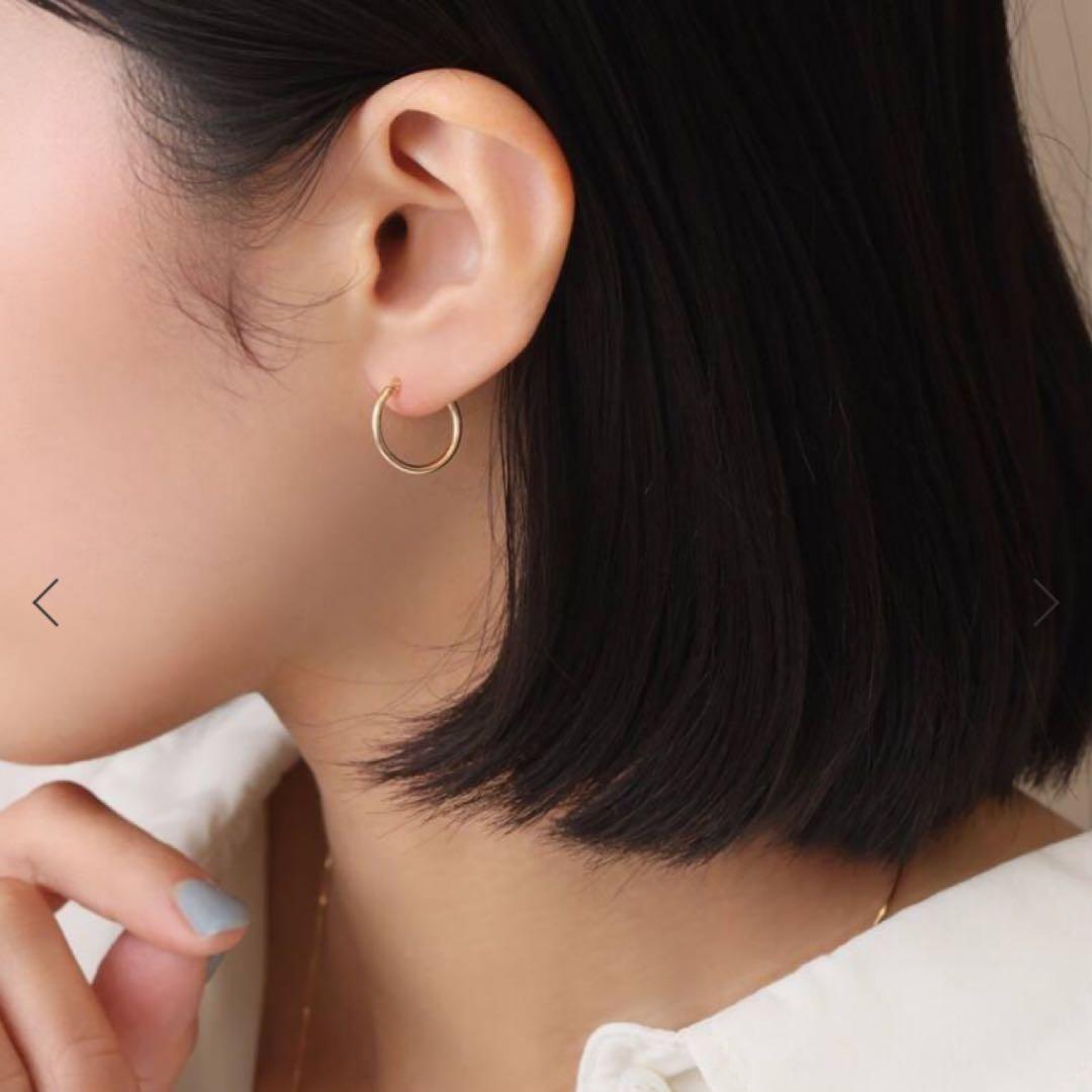 lilas フープピアス K10 片耳 - メルカリ