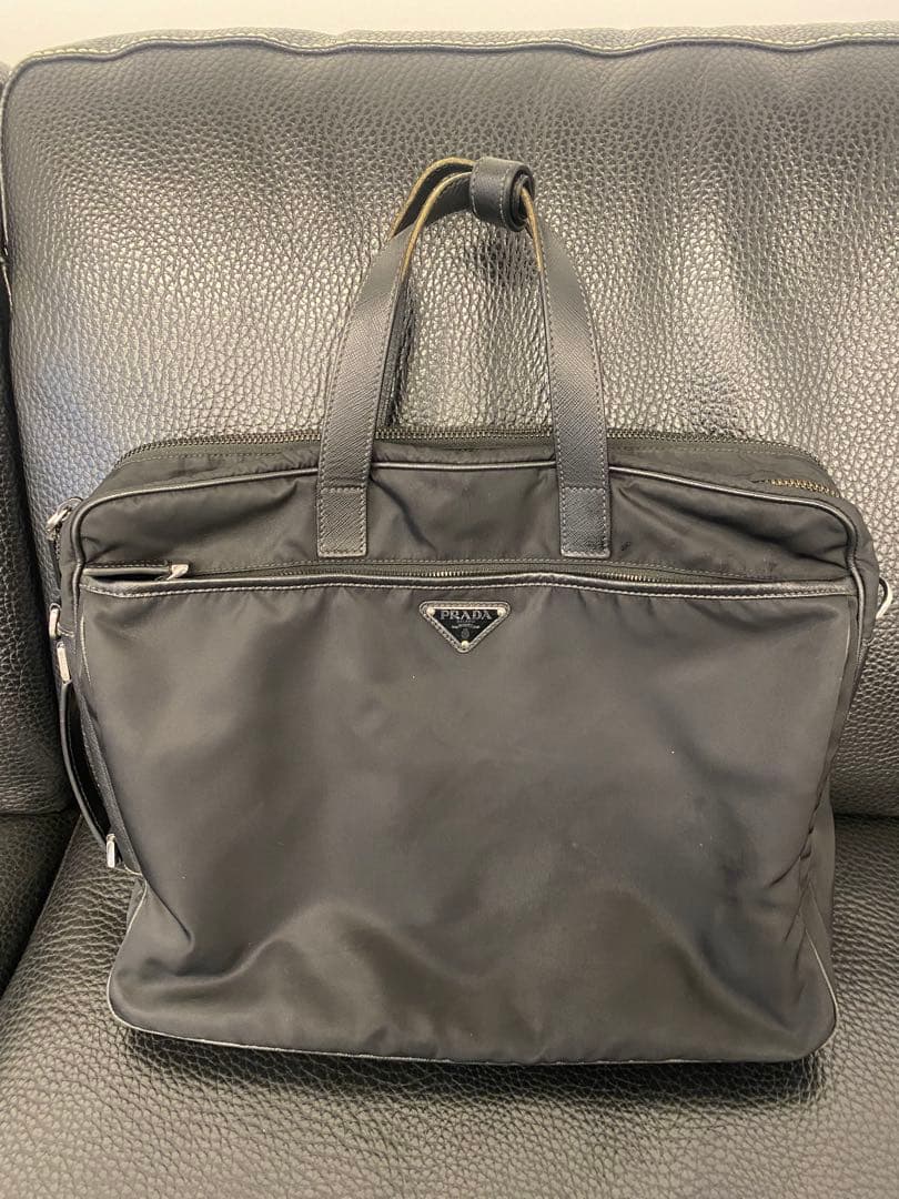 PRADA ビジネスバッグ ブラック