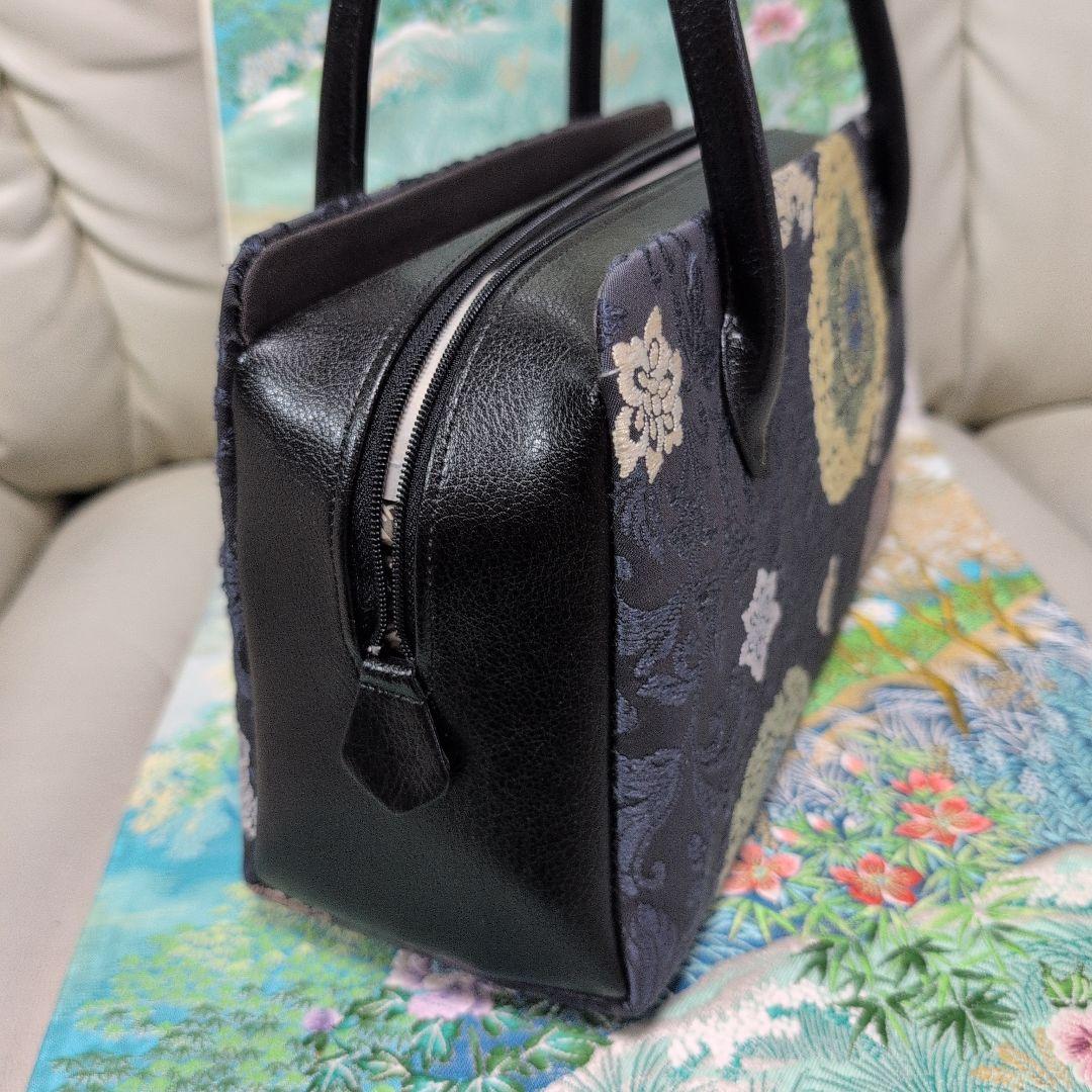 利休バック　和装用バッグ 華紋　柄 大きめ　新品