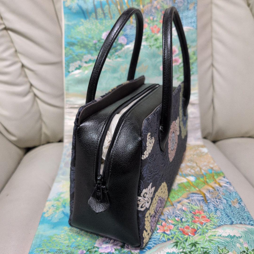 利休バック　和装用バッグ 華紋　柄 大きめ　新品