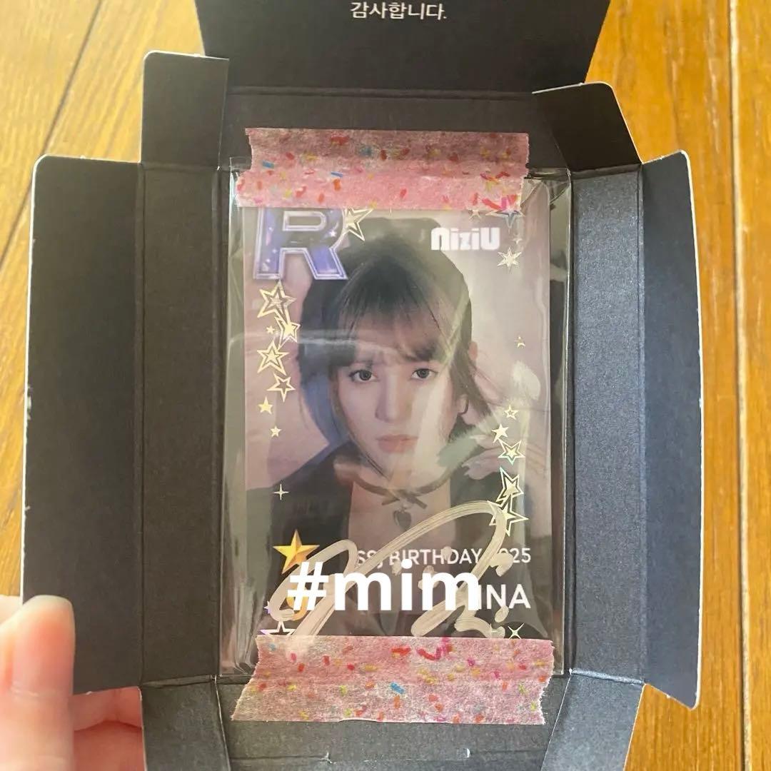 NiziU ニナ 直筆サイン トレカ