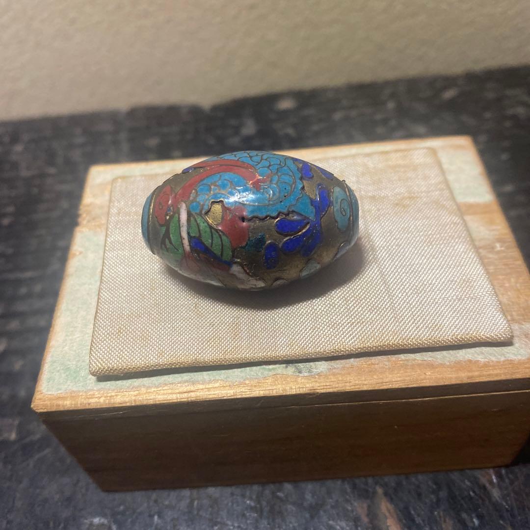 中国古玩龍文七宝玉 【桐箱付】