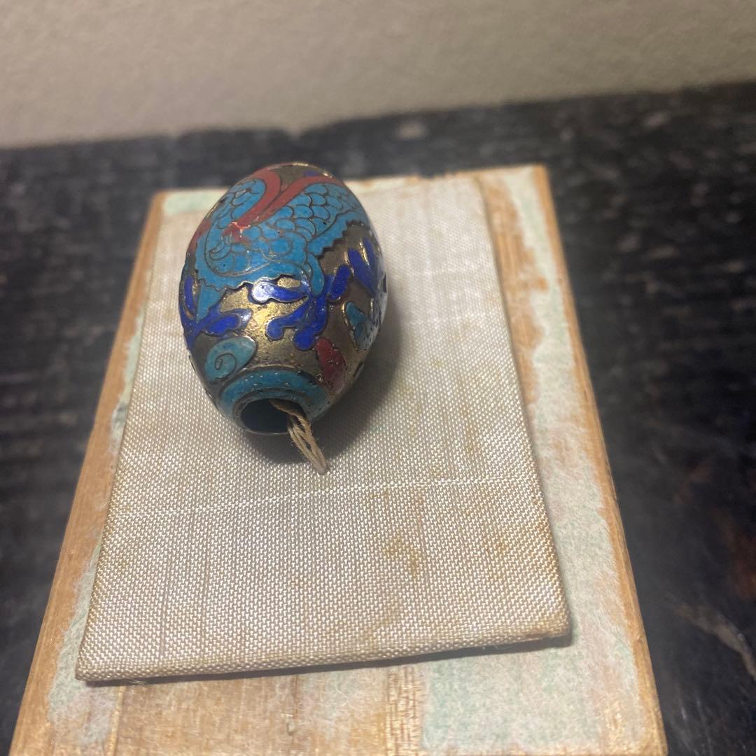 中国古玩龍文七宝玉 【桐箱付】